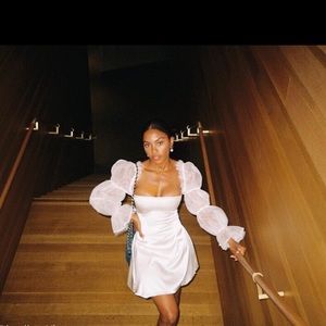 Lurelly Cloud Silk Dress